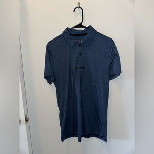 Hollister Men's Navy Polo Shirt